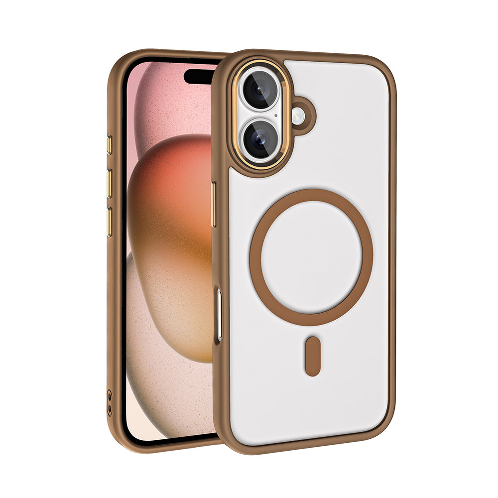 Cepax Chrome Magsafe iPhone 16 Plus Kablosuz Şarj Özellikli Silikon Telefon Kılıfı - 2 Cepax Chrome Magsafe iPhone 16 Plus Kablosuz Şarj Özellikli Silikon Telefon Kılıfı - 2